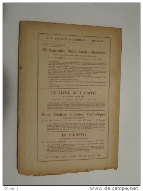 NOUVELLE REVUE THEOLOGIQUE (M1414) MUSEUM LESSIANUM - SECTION THEOLOGIE (3 Vues) Septembre Octobre 1945 - Christentum