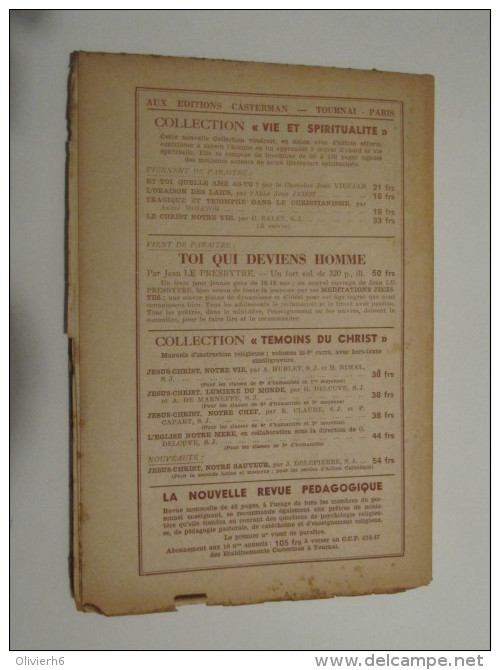 NOUVELLE REVUE THEOLOGIQUE (M1414) MUSEUM LESSIANUM - SECTION THEOLOGIE (3 Vues) Mars - Avril 1945 - Cristianismo