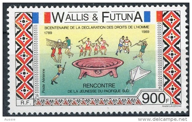 Wallis Et Futuna 1989 Yvertn° LP PA  166*** MNH  Cote 23,00 Euro - Unused Stamps