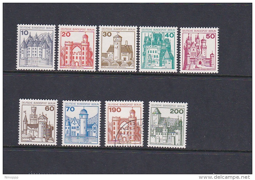 Germany Berlin 1977 Castles MNH-Used - Used Stamps