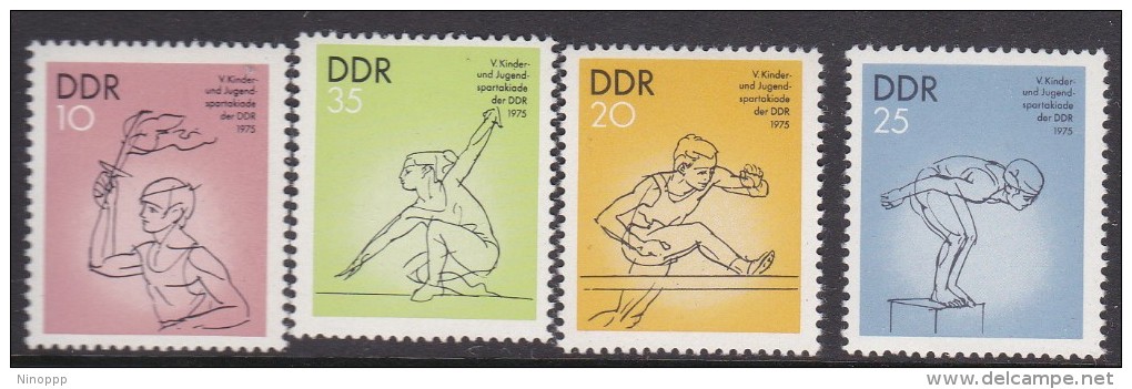 German Democratic Republic 1975 5th Children And Youth Spartakiad MNH - Unused Stamps