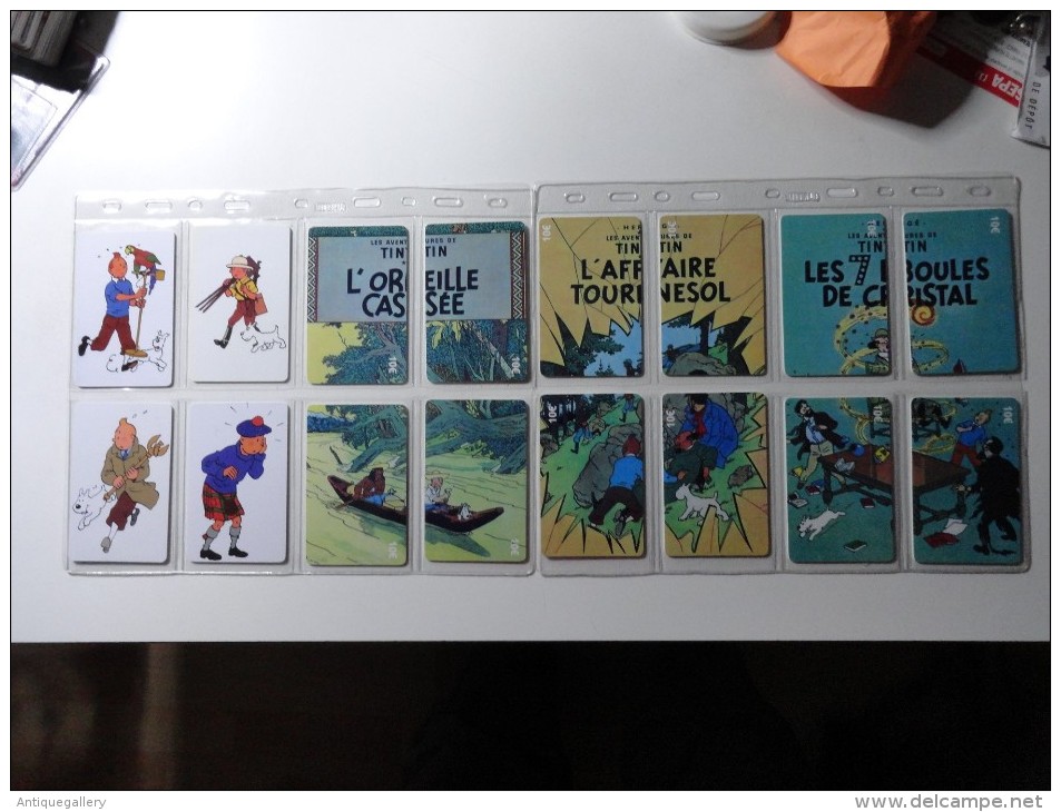 LOT OF 80 PHONE CARDS LIMITED EDITION " TINTIN" - Comics