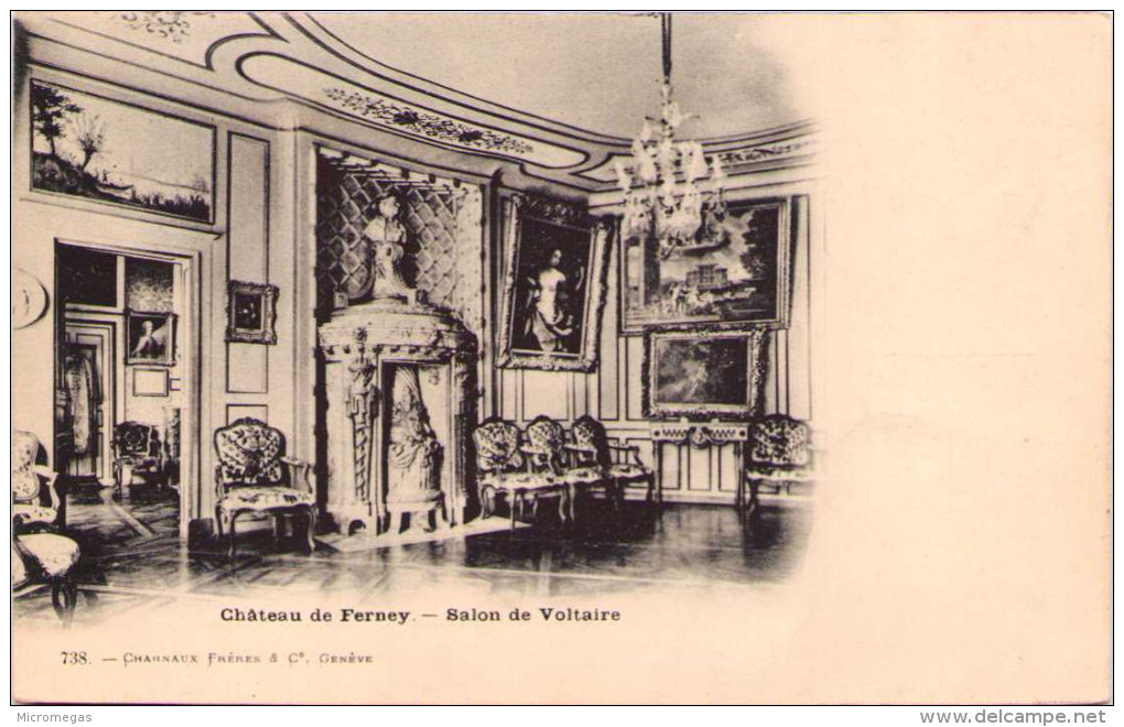 Château De FERNEY - Salon De Voltaire - Ferney-Voltaire