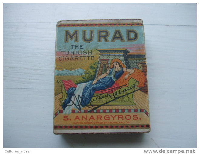 Paquet De Cigarettes MURAD- Paquet Ancien- - Etuis à Cigarettes Vides