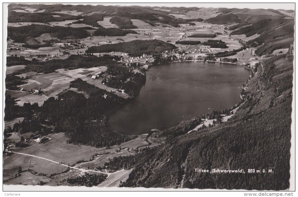 ALLEMAGNE,DEUTSCHLAND,GER MANY,BADE WURTEMBERG,LAC TITI EN 1961,TITISEE,schwarzwald, Lac De La Foret Noire,land,glaciair - Titisee-Neustadt