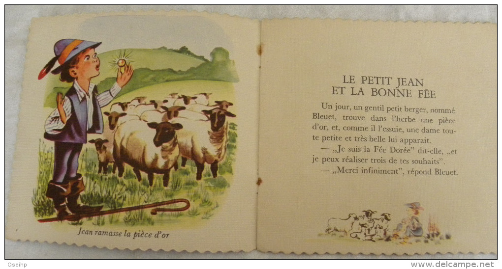 PETIT JEAN Et La BONNE FEE  Editions Albon Paris - Enfantina Livre Enfant Mouton Loup - Altri & Non Classificati