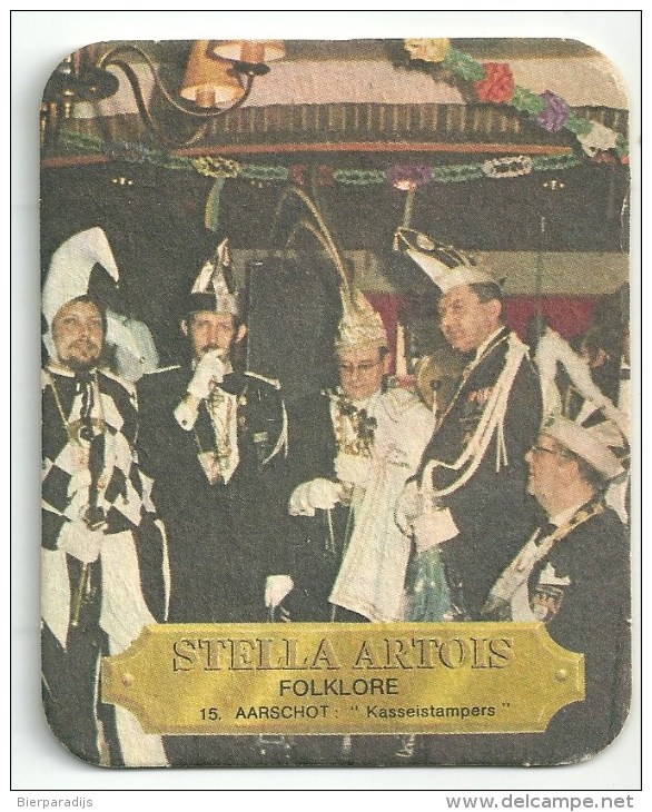 Stella Artois  -  Folklore   - Verschil Tekst -  Aarschot - Sous-bocks