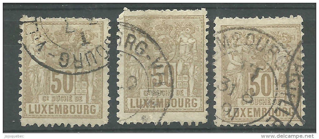 Luxembourg Oblitérérs  ARGRICULTURE AND TRADE 1882, USED - 1882 Allegory