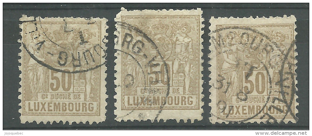 Luxembourg Oblitérérs  ARGRICULTURE AND TRADE 1882, USED - 1882 Allegorie