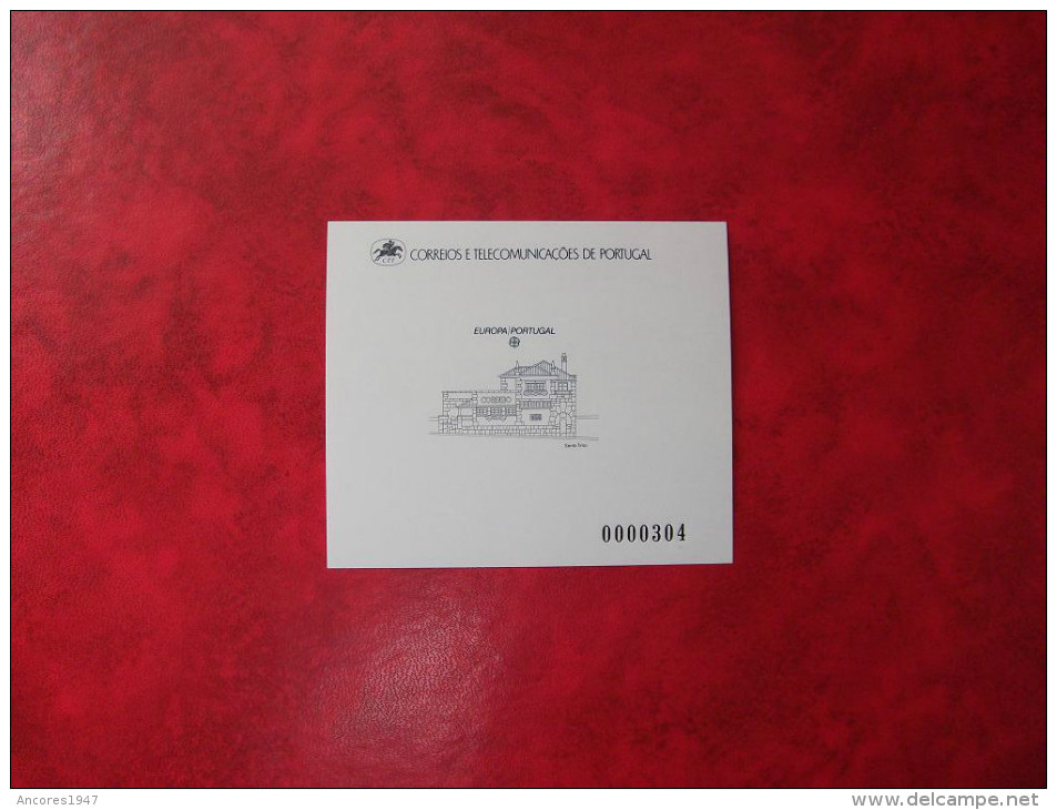 PORTUGAL 1990, PRUEBA NUMERADA TEMA EUROPA,  **MNH** - Unused Stamps