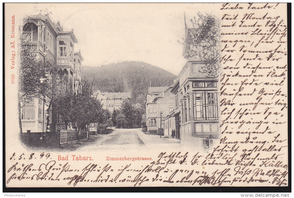 CPA - (Allemagne) Bad Tabarz - Zimmerbergstrasse - Tabarz