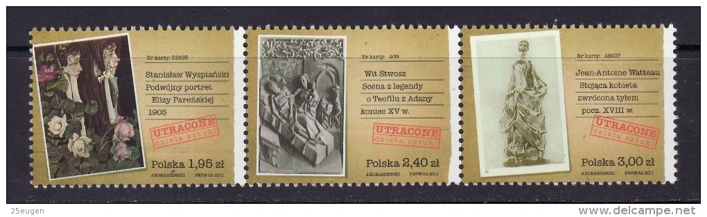 POLAND 2011 Michel No 4536-38 MNH - Ongebruikt