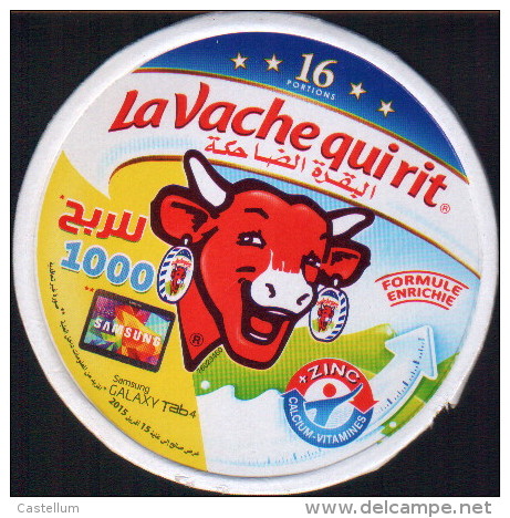 ETIQUETTE DE FROMAGE "LA VACHE QUI RIT"- ( Gagnez Un Samsung Galaxy) - Fromage