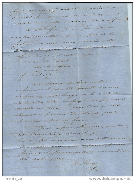BELGIQUE LETTRE  PAIRE DU N° 11 DE ANVERS POUR LA FRANCE   1861 - Balkenstempel: Einladungen