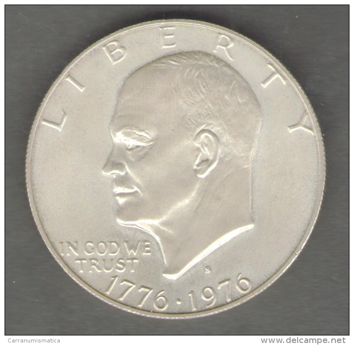 STATI UNITI ONE DOLLAR 1976 AG SILVER - 1971-1978: Eisenhower