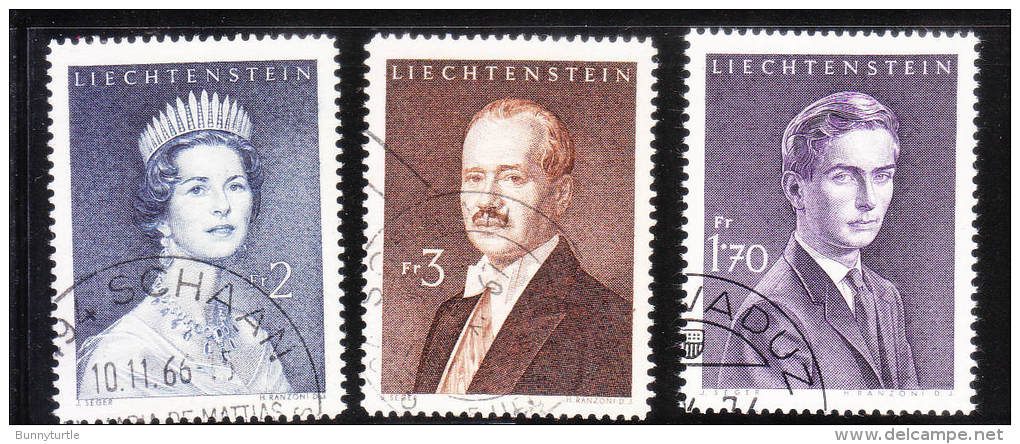 Liechtenstein 1960-64 Portraits Used - Gebraucht