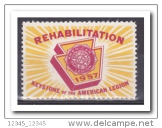 Rehabilitation 1957, Postfris MNH, Keystone Of The American Legion - Non Classés