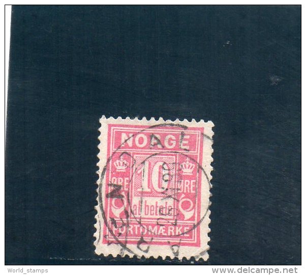 NORVEGE 1889-1920 O - Used Stamps