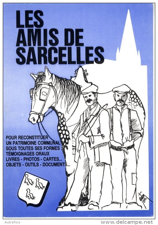 LES AMIS DE SARCELLES  -   ILLUSTRATION DE E. QUENTIN  -  1986 - Quentin