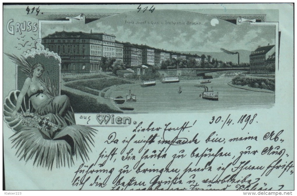 Gruss Aus Wien / 1898 Jahr - Belvedere