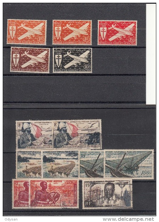 Petit Lot 100 Timbres A.O.F - Oblitérés