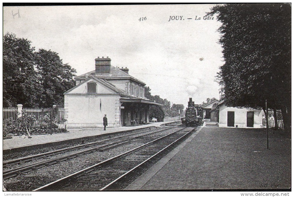 28, JOUY,  LA GARE - Jouy