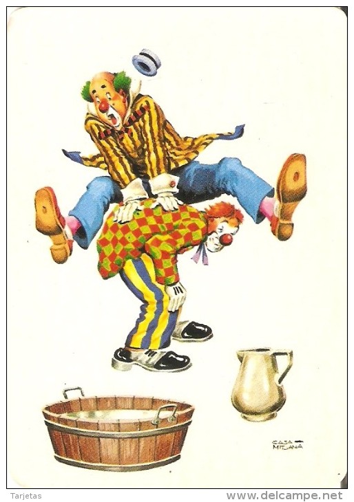 CALENDARIO DEL AÑO 1974 DE UNOS PAYASOS (CALENDRIER-CALENDAR) CLOWN-PAYASO - Kleinformat : 1971-80