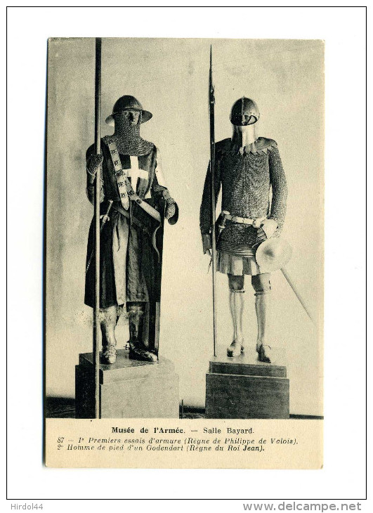 Musée De L´Armée, Paris (75) : 1er Essais D´armure (règne  P. De Valois). Homme De Pied (Règne Roi Jean) - Museum