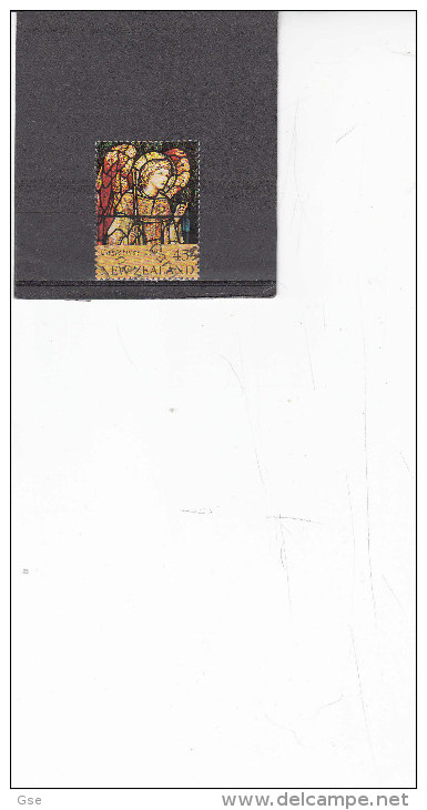 NUOVA ZELANDA  1995 - Yvert  1378° - Arte - Natale - Used Stamps