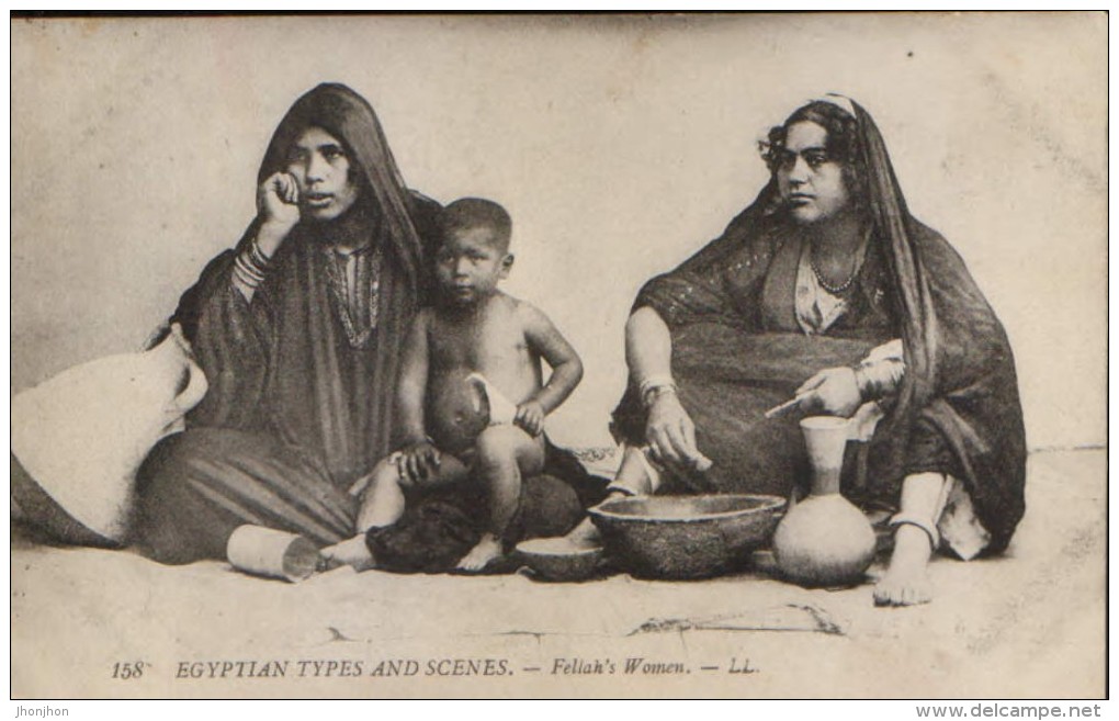 Egypte - Carte Postale Neuve - Femmes Fellahs  - 2/scans - Personnes