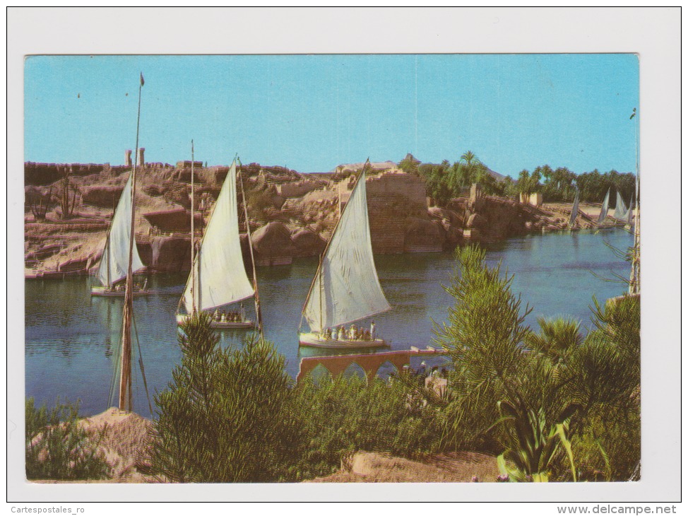 Aswan-general View At The Nile-used,perfect Shape - Assouan