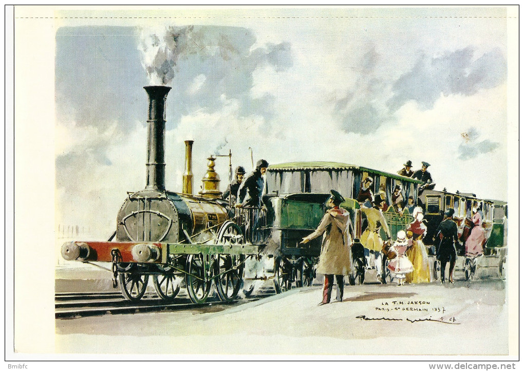 Aquarelle De Paul Lengellé Editions S.P.I.T. Collection "Les Chemins De Fer" - Railway