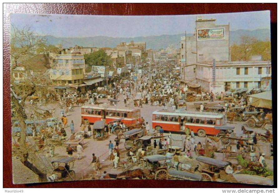 PAKISTAN 1978 18 Maggio RAWALPINDI RAJA BAZAR - Cartolina Animata Viaggiata X ROMA ITALIA - VEDI FOTO - Pakistan