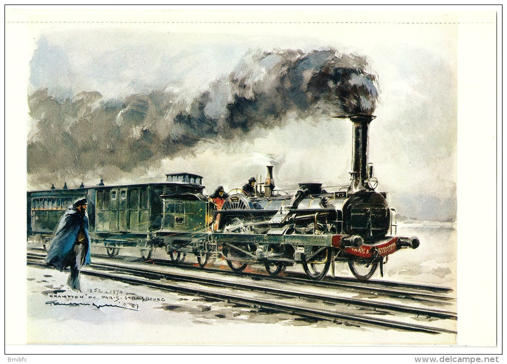 Aquarelle De Paul Lengellé Editions S.P.I.T. Collection "Les Chemins De Fer" - Railway