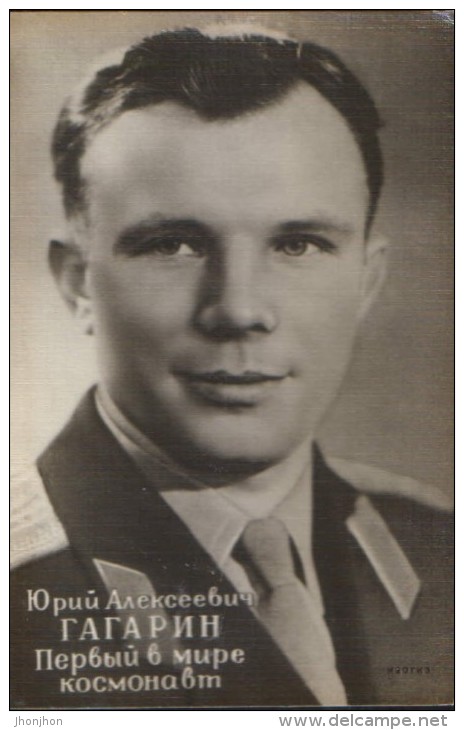 Russia - Postcard Unused - Yuri Gagarin, The First Cosmonaut In The World - 2/scans - Raumfahrt