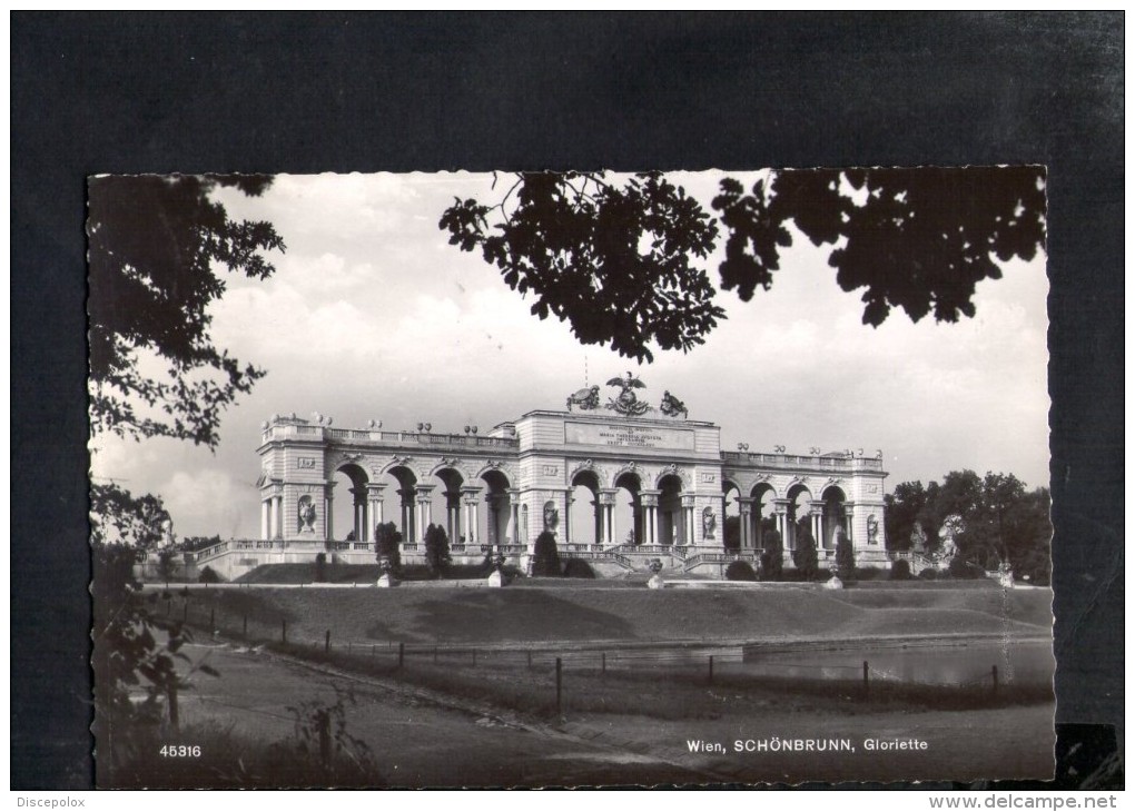 F2606 Wien I. ( Vienna, Vienne )  Schloss Schonbrunn, Gloriett - Castle, Chateau, Castello   - Old Small Card - Château De Schönbrunn