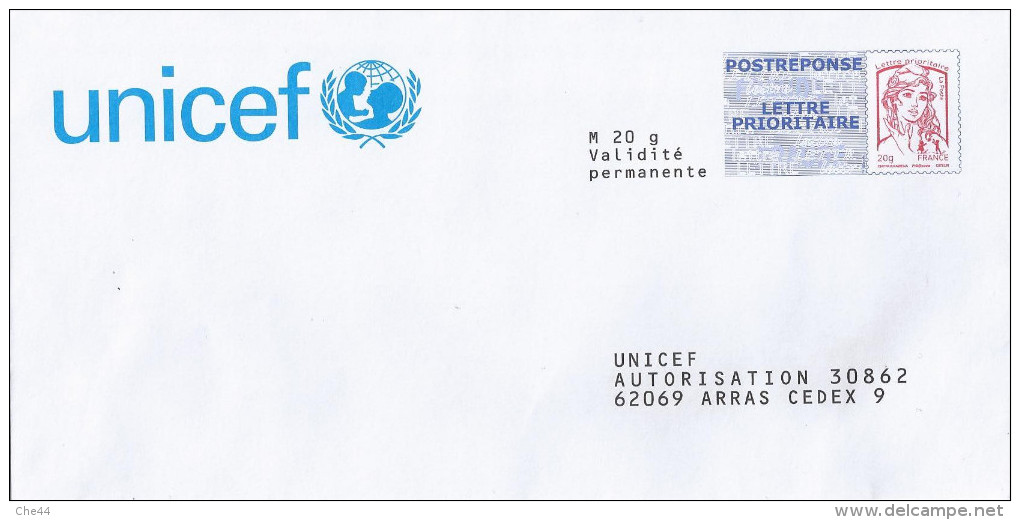PAP  UNICEF. (Voir Commentaires) - Prêts-à-poster: Réponse /Ciappa-Kavena