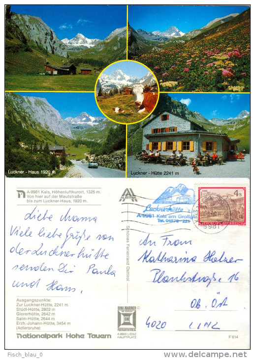 AK Tirol Osttirol Lucknerhaus 9981 Kals Am Großglockner Luckner-Hütte Tauern Österreich Lucknerhütte Schutzhütte Gebirge - Kals