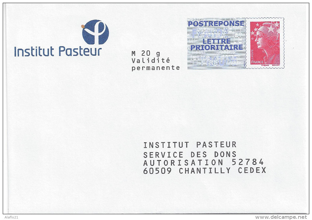 PAP Réponse BEAUJARD - INSTITUT PASTEUR -  09P538 - PAP: Antwort/Beaujard