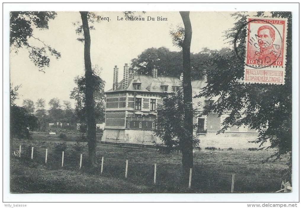 Carte Postale - PECQ - Le Château Du Biez - CPA    // - Pecq