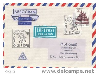 Soccer Postmark.  Norway Cup.  Oslo 1978.  S-1748 - Covers & Documents