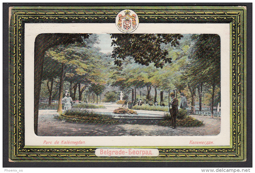 SERBIA - Beograd, Park Kalemegdan, Year 1910 - Serbien