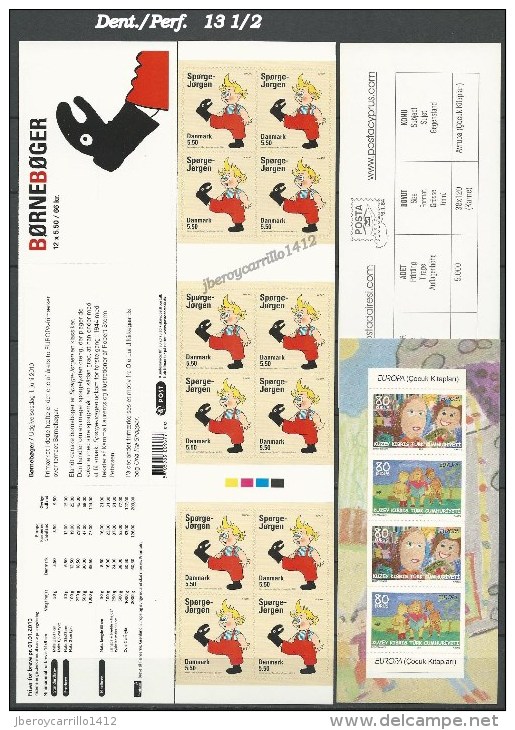 EUROPA 2010- TEMA ANUAL “LIBROS INFANTILES" - COLECCIÓN  DE LOS 17 CARNETS  OFICIALES  EMITIDOS POR 16 PAISES