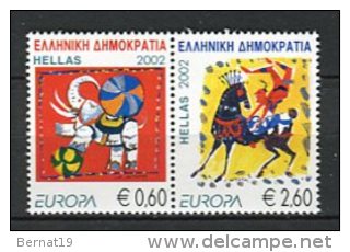 Grecia 2002. Yvert 2094-95 ** MNH. - Nuovi
