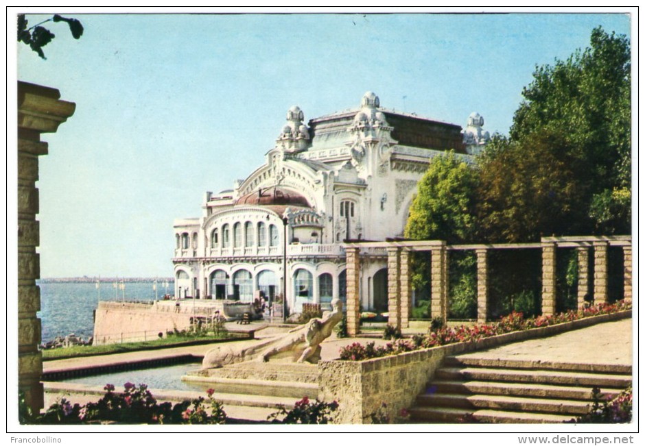 ROMANIA/ROUMANIE - CONSTANTA RESTAURANTUL CAZINO / REGISTERED POSTCARD 1971 - Romania