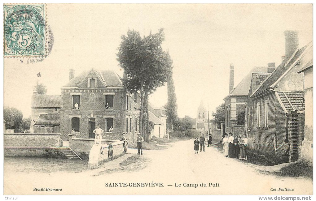 SAINTE GENEVIEVE LE CAMP DU PUIT - Sainte-Geneviève