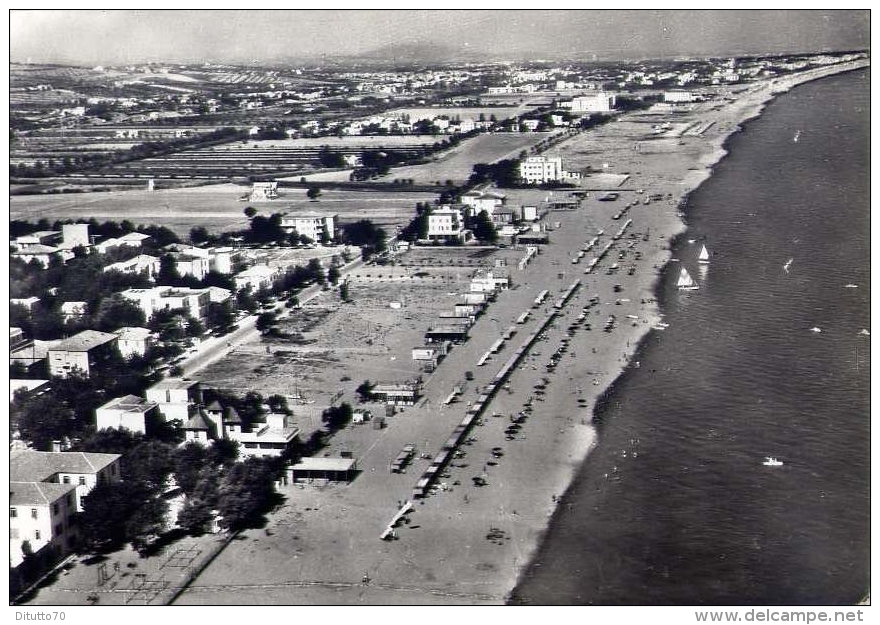 Misano Adriatico - Veduta Aerea Della Spiaggia - 26357 - Formato Grande Viaggiata - Rimini