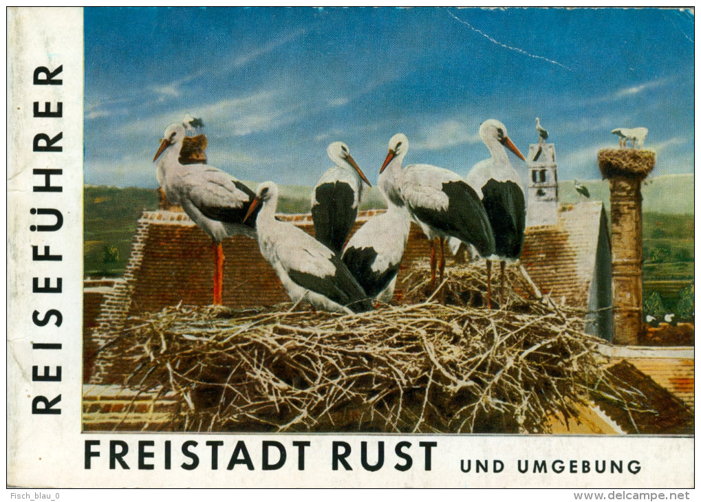 Reiseführer "Freistadt Rust Und Umgebung" Am See 1965 Neusiedler See Burgenland Neusiedlersee Österreich Austria A. Autr - Reiseprospekte