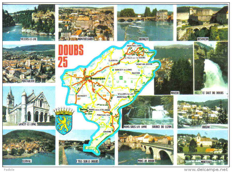 Carte Postale Département  25. Doubs  Trés Beau Plan - Corrida