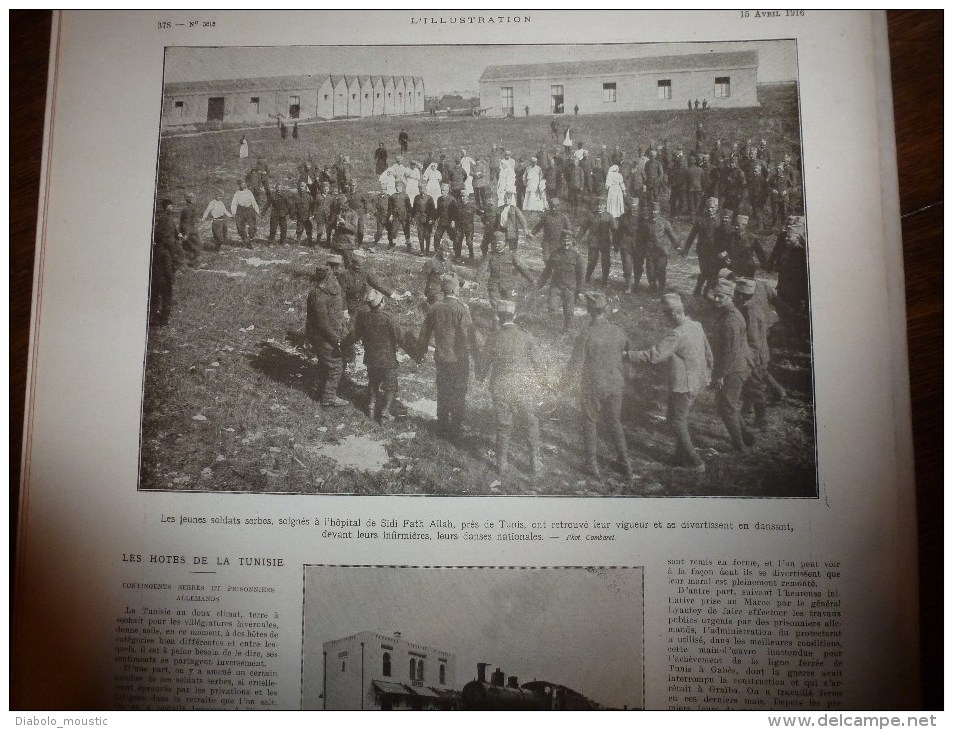 1916 Aviateurs Doumer et Navarre; Soldats russes d'Asie;ZEPPELIN L-15; Les BRITISHS; Alexandre de SERBIE et ses soldats